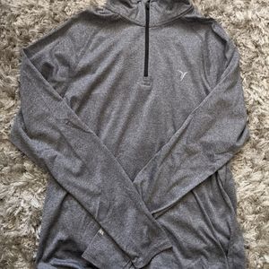 Old Navy Active Grey Quarter Zip Pullover